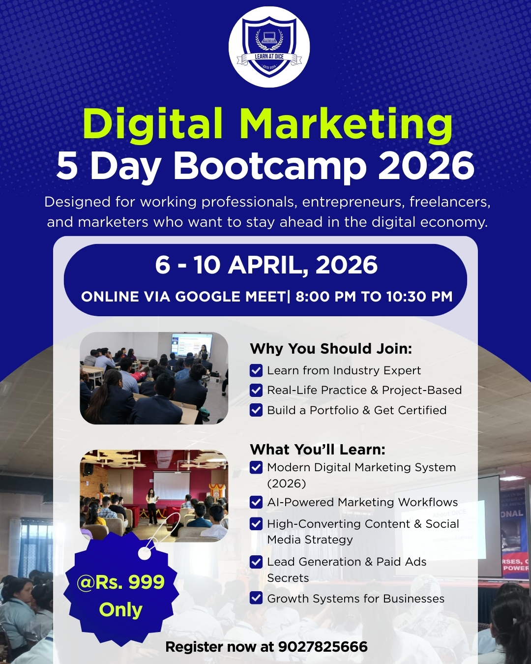 5 Days Digital Marketing Bootcamp 2026